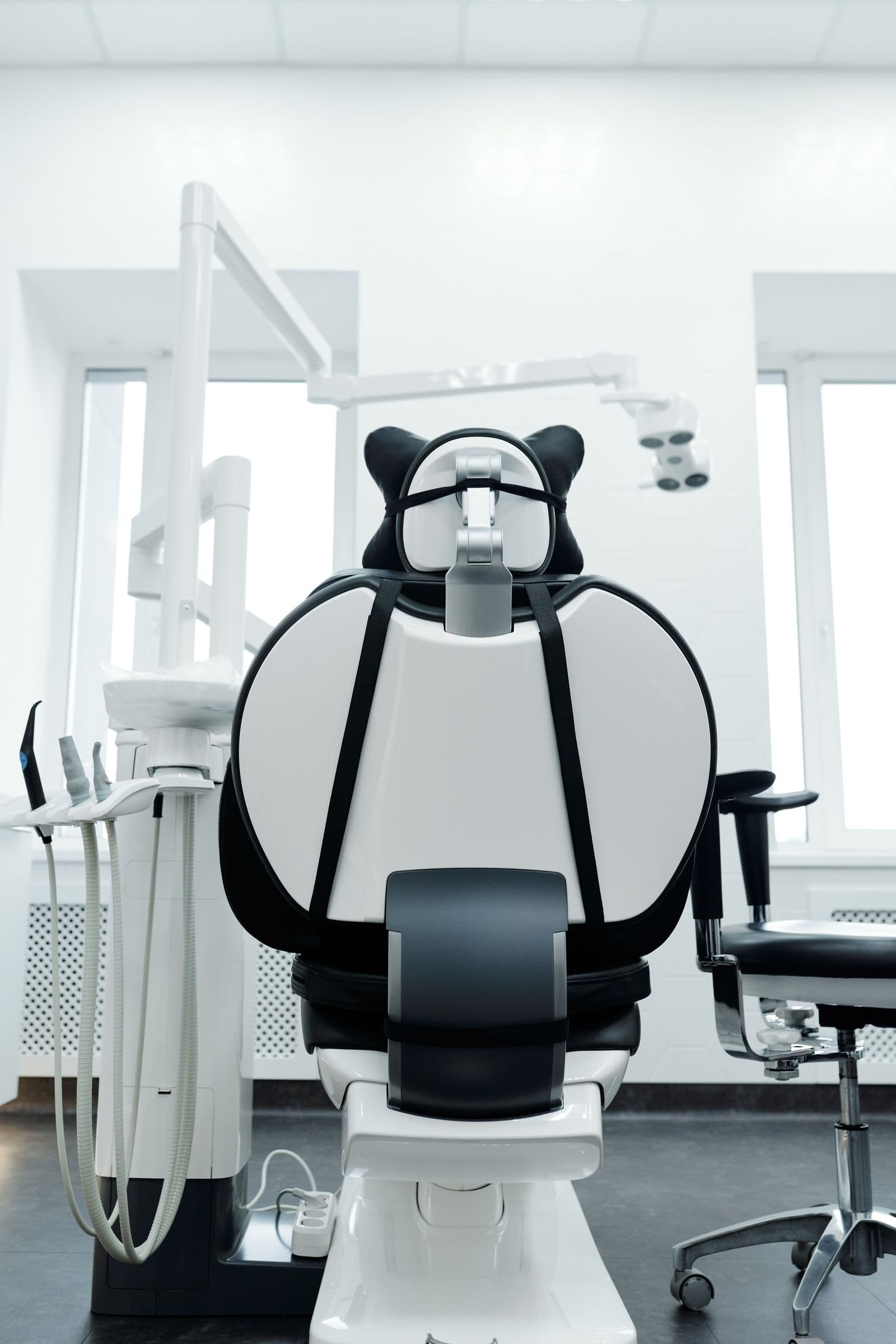 Inside a clean, well-lit urgent care exam and waiting area